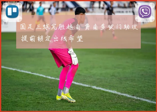 国足三球完胜越南 费南多破门助攻 提前锁定出线希望